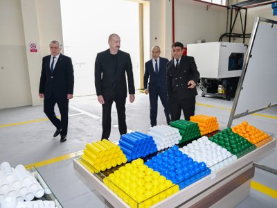 Sabirabadda su filtrləri istehsal edilir - Prezident müəssisədə