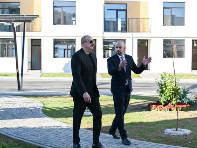 İlham Əliyev Zəngilan şəhərində- FOTO