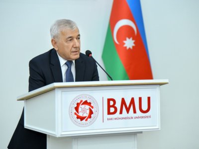 BMU-nun rektoru ikili diplom proqramından danışdı - FOTOLAR