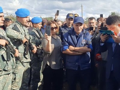 Şəhid leytenant Teymur Allahverdiyev Neftçalada dəfn olundu - FOTOLAR