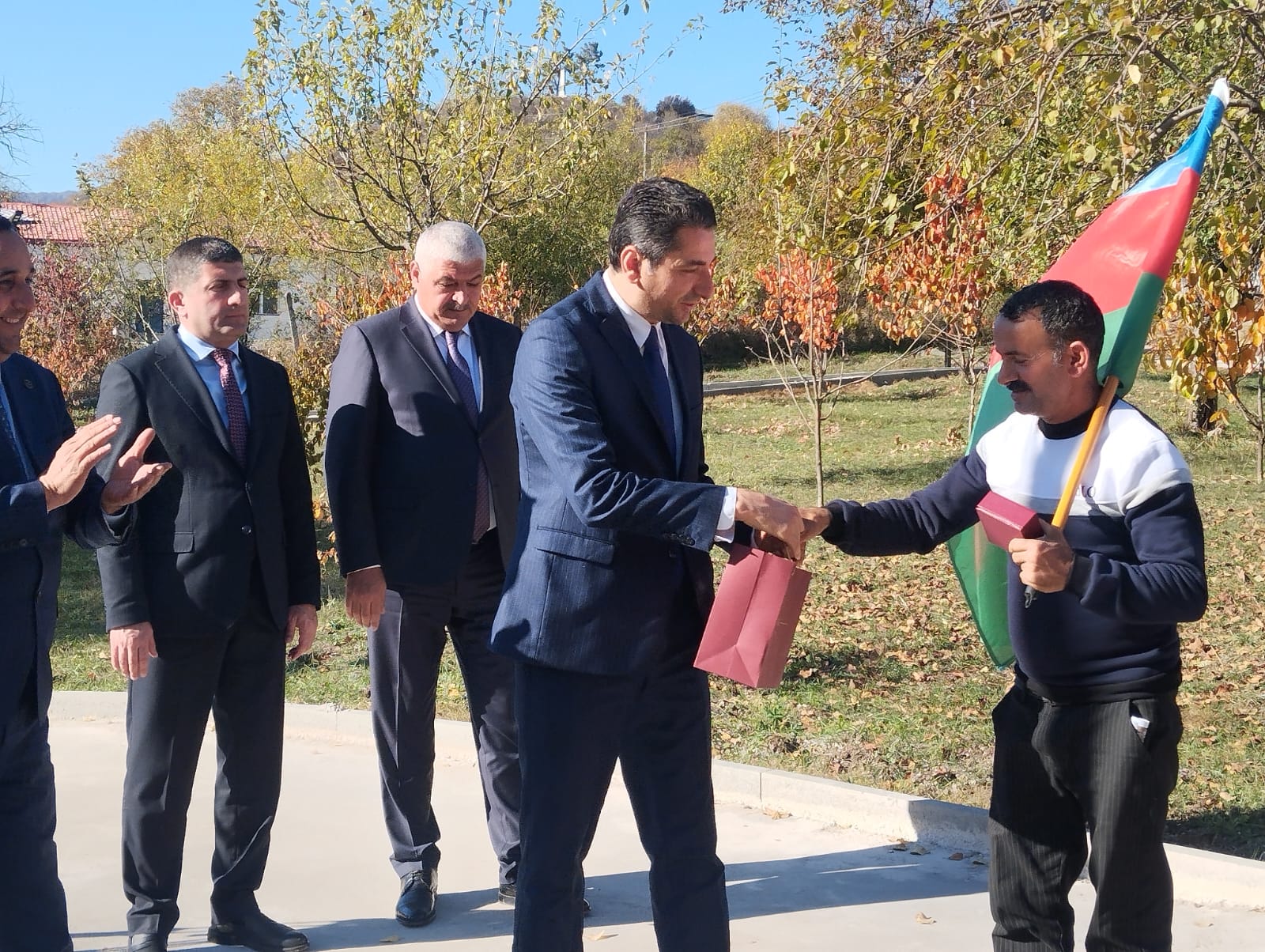 Xocalının Badara kəndində mənzillərin açarları təqdim edilib - FOTO