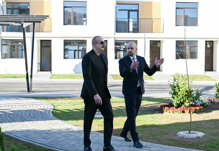 İlham Əliyev Zəngilan şəhərində- FOTO