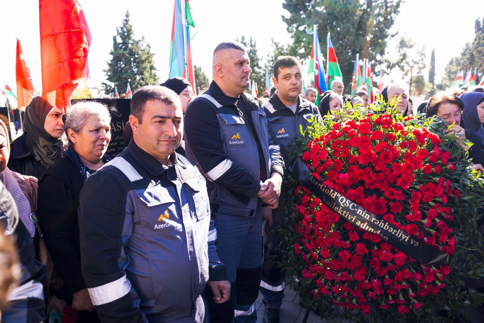 “AzerGold” QSC-nin kollektivi şəhid əməkdaşın xatirəsini yad edib