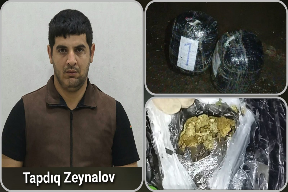 Astarada narkokuryerdən 8 kiloqram marixuana aşkarlandı