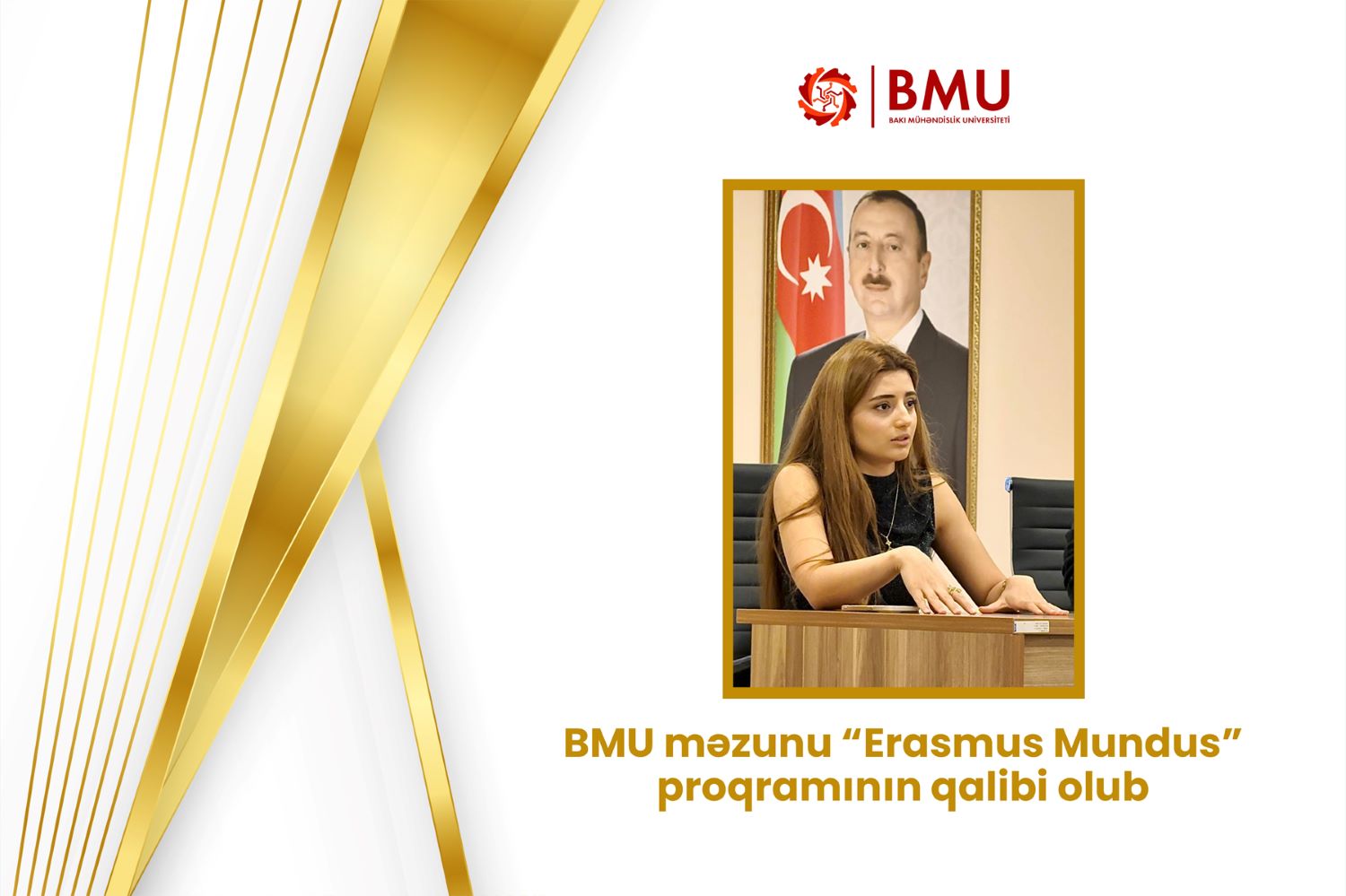 BMU məzunu nüfuzlu beynəlxalq proqramın qalibi oldu