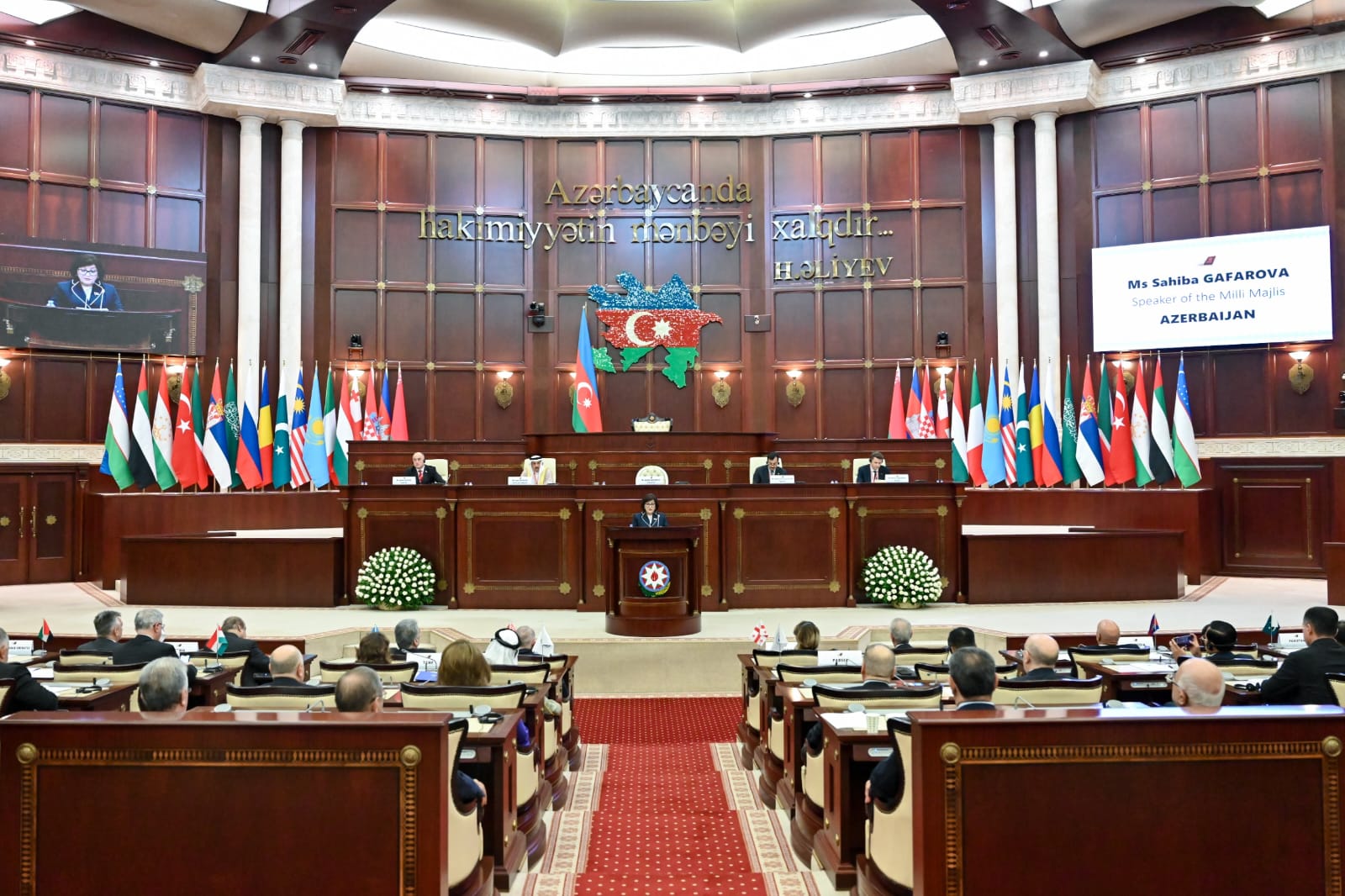 Dünya siyasətçiləri Milli Məclisdə: Beynəlxalq konfransa kimlər gəlmişdi?