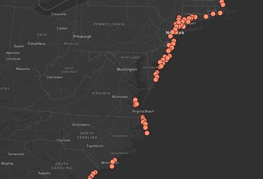 ABŞ sahillərində qəribə obyektlər aşkarlandı