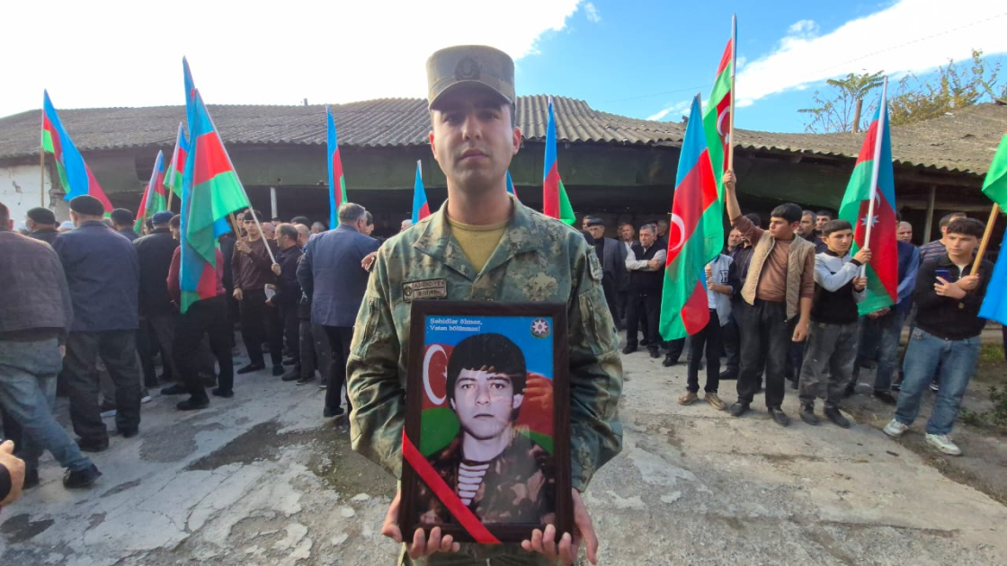 Şəhid Aydın Nuruyev Göyçayda dəfn edildi