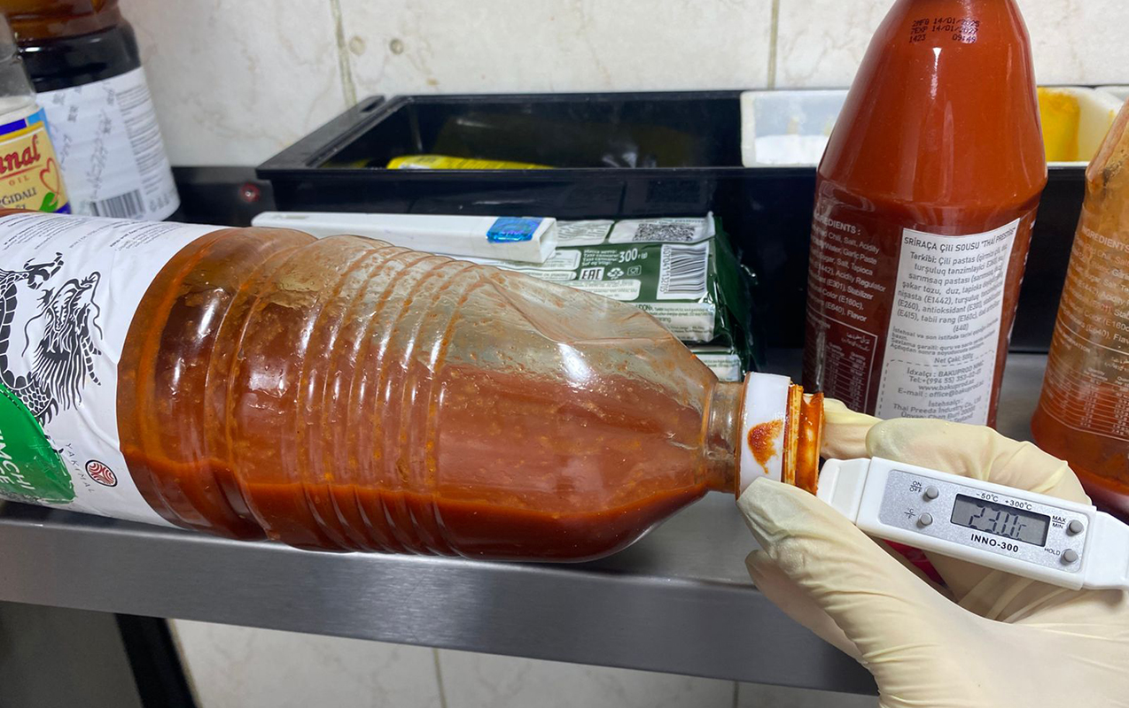 Bakıdakı məşhur suşi restoranında nöqsanlar aşkarlandı