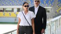 Prezident və birinci xanım Gəncə stadionunda - FOTOLAR