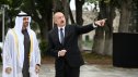 Prezidentlər Şuşada güllələnmiş heykəllərə baxıblar