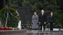Prezident və birinci xanım Heydər Əliyevin məzarını ZİYARƏT EDİBLƏR