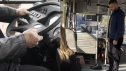 "Sədərək" marşrutunda insident: avtobus sıxışdırıldı, güzgüsü sındırıldı - GÖRÜNTÜ