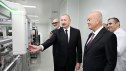 Prezident dərman istehsalı müəssisəsinin açılışında - FOTOLAR
