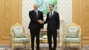 İlham Əliyev Türkmənistan Prezidenti ilə təkbətək görüşdü