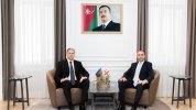 Gürcüstanın daxili işlər naziri Bakıya gəldi - FOTO
