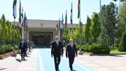 Azərbaycan Prezidenti Daşkənddə belə qarşılandı - GÖRÜNTÜ