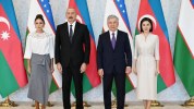 Prezidentlər və xanımları &ldquo;Kuksaroy&rdquo; Dövlət İqamətgahında - GÖRÜNTÜ