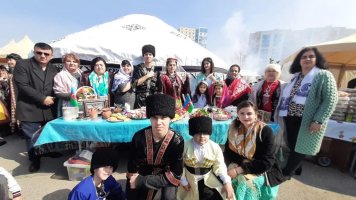 Qazaxıstanda keçirilən festivallarda diasporumuz təmsil olunub - FOTO