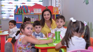 Bakıda iki uşaq bağçası istifadəyə verildi - FOTOLAR