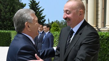 Mirziyoyev&nbsp;İlham Əliyevin Daşkəndə səfəri ilə bağlı VİDEOÇARX paylaşdı
