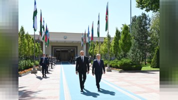 Azərbaycan Prezidenti Daşkənddə belə qarşılandı - GÖRÜNTÜ