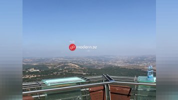 Azərbaycanlı jurnalistlər İsrail-Livan sərhədində - GÖRÜNTÜ
