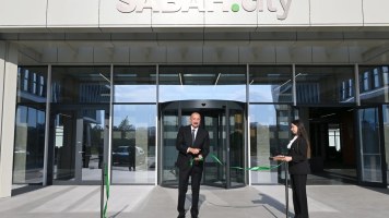 Prezident&nbsp;"SABAH.city" innovasiya şəhərciyinin AÇILIŞINDA