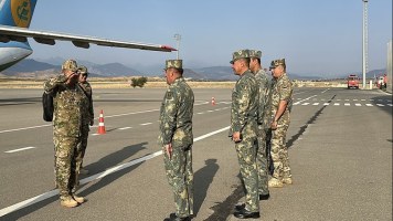 Özbəkistan hərbçilər Azərbaycana gəldi - GÖRÜNTÜ