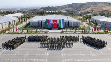 Üç qardaş ölkənin birgə hərbi təlimləri başladı - GÖRÜNTÜ