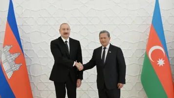 Hun Manetin Azərbaycana səfərinə dair VİDEOÇARX