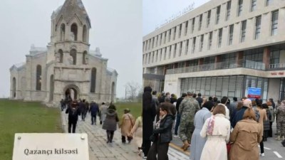 Дипломаты в церкви Газанчи и Оздоровительном центре - ВИДЕО