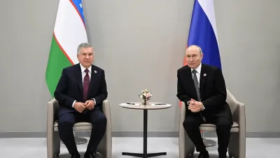 Mirziyoyev Putinlə&nbsp;strateji tərəfdaşlıq məsələlərini müzakirə ediblər