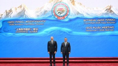 İlham Əliyev &ldquo;ŞƏT plyus&rdquo; formatında görüşdə iştirak edir - GÖRÜNTÜLƏR