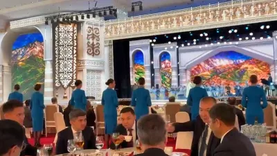 Bişkekdə dövlət və hökumət başçılarına ziyafət verildi - GÖRÜNTÜ