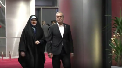Bişkekdə maraqlı an: İran Prezidenti qızı ilə Azərbaycan dilində danışdı -&nbsp;VİDEO