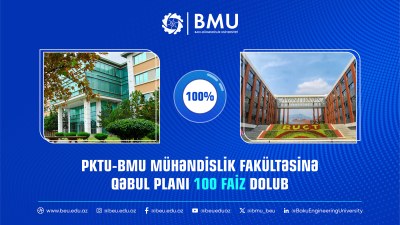 PKTU-BMU Mühəndislik fakültəsinə qəbul planı 100 faiz dolub