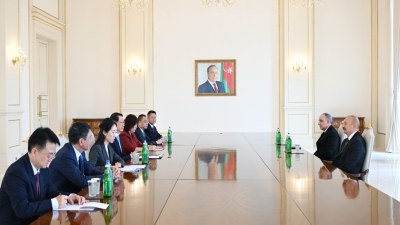 İlham Əliyev Çin Baş prokurorunu qəbul edib - FOTO