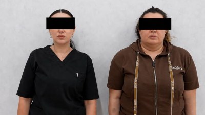 Dövlət Agentliyinin adından istifadə edən qadınlar yaxalandı - VİDEO