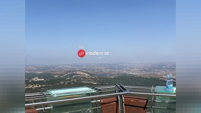 Azərbaycanlı jurnalistlər İsrail-Livan sərhədində - GÖRÜNTÜ