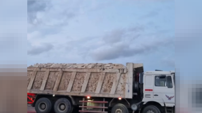 Yük maşınına normadan 34 ton artıq yük vurdular -&nbsp;Təhlükəli mənzərə