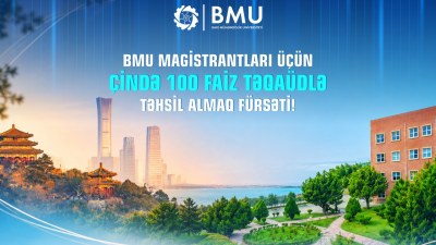 BMU magistrantları üçün Çində 100 faiz təqaüdlə təhsil almaq imkanı