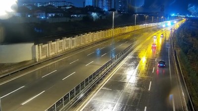 Yağışa görə bu yolda sürət həddi endirilib