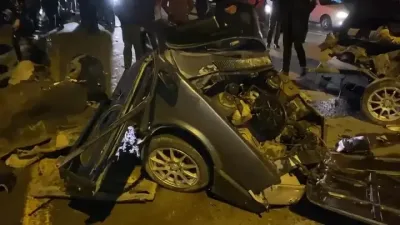 Hacıqabulda dəhşətli qəza: 2 ölü, 4 yaralı