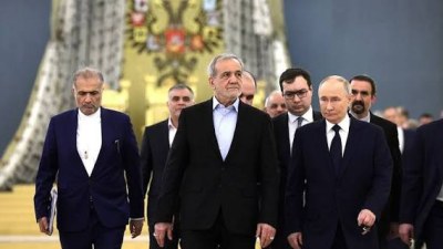 İran, Rusiya və Çin liderləri bir arada - BRICS sammiti başlayır