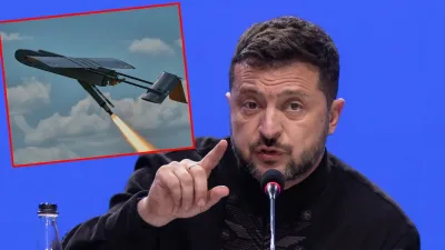 Zelenskinin təyyarəsi&nbsp;dronla vuruldu?