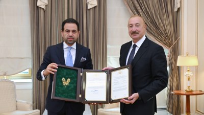 &ldquo;Zayed İnsan Qardaşlığı Mükafatı&rdquo;nın sertifikatı Prezidentə təqdim edildi