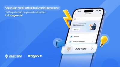 &ldquo;Azərişıq&rdquo;ın rəqəmsal xidmətləri &ldquo;mygov&rdquo; platformasına inteqrasiya edilir&nbsp;