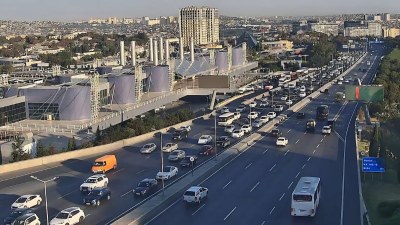 Bakıda hazırda sıxlıq müşahidə olunan yollar