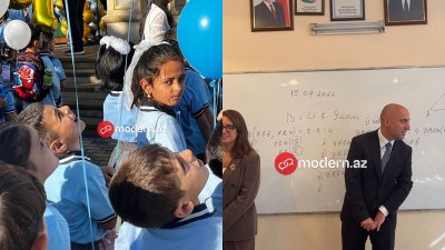 Dərslərin ilk günündən&nbsp;FOTOREPORTAJ